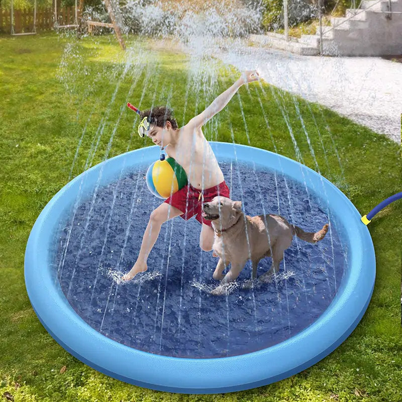 Pool with Sprinkler